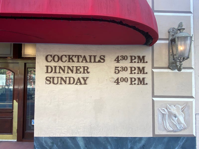 Exterior of San Francisco's House of Prime Rib