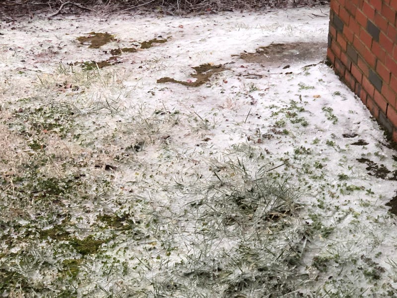 Sleet in Henrico.