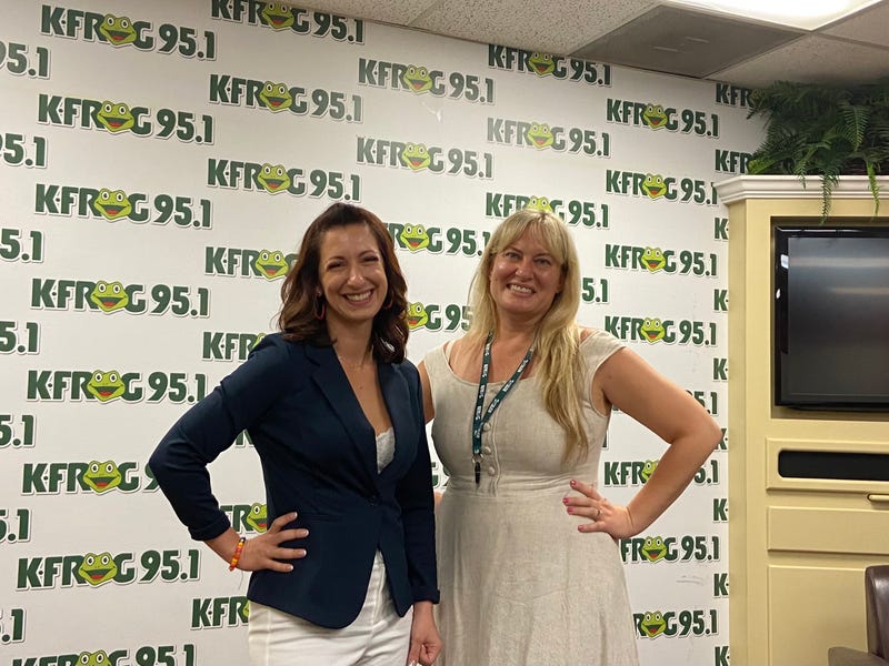 Dr. Sarah Allen with K-Frog's Pepper