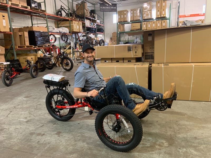 Electric Bike Technologies custom tricycle