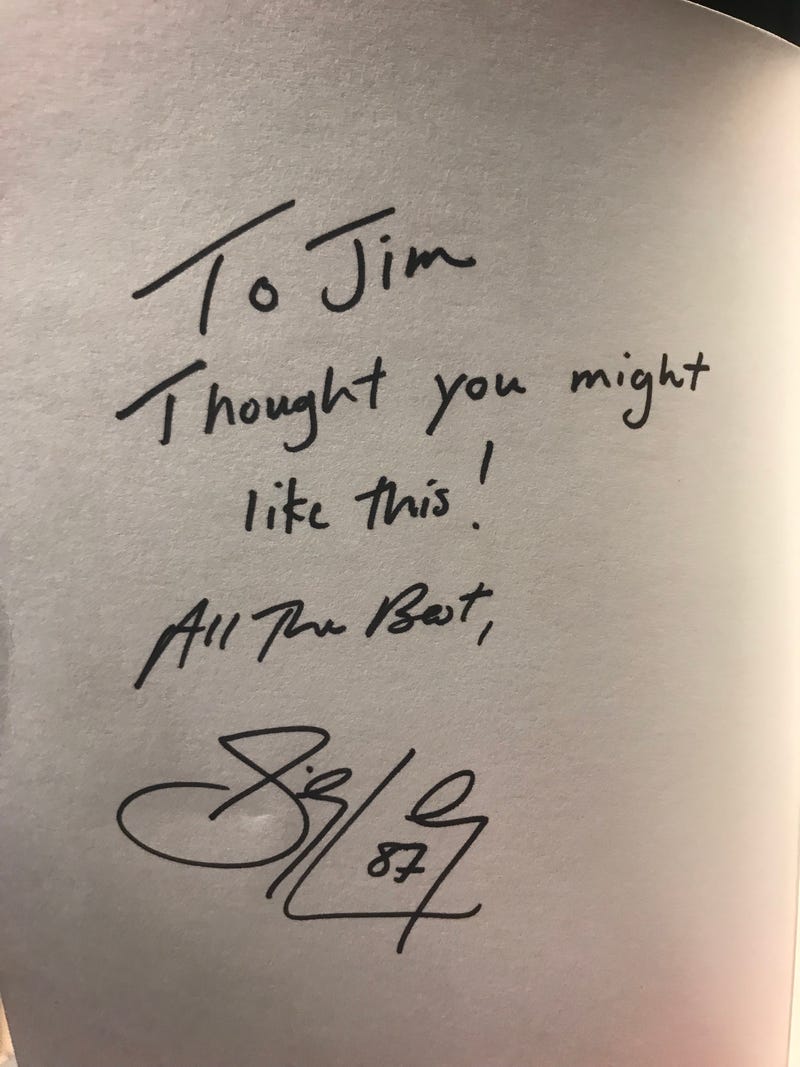 Crosby signs book for Colony