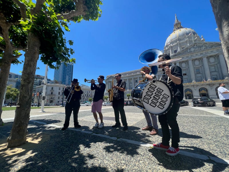 San Francisco celebrated the first day of summer with a series of pop-up performances as part of Make Music Day.