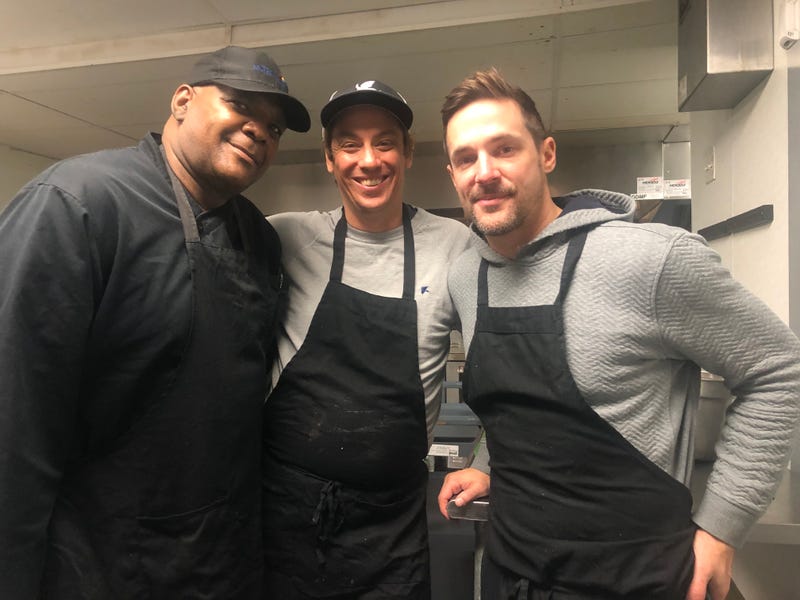 From left: Philadelphia chefs Donald Williams, Chris Miller and Nicholas Elmi
