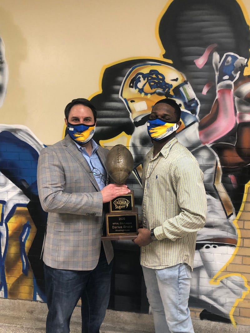 Pittsburgh City League player of the year Darius Bruce