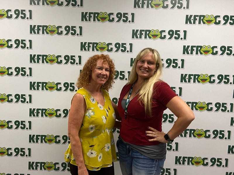 My Learning Studio's Lorna Jenkins with K-Frog's Pepper