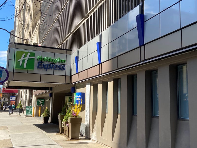 Holiday Inn Express used as quarantine site for homeless people