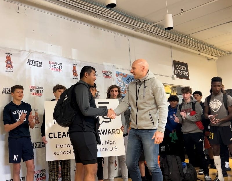 Michael Calderon and Brad Guzan