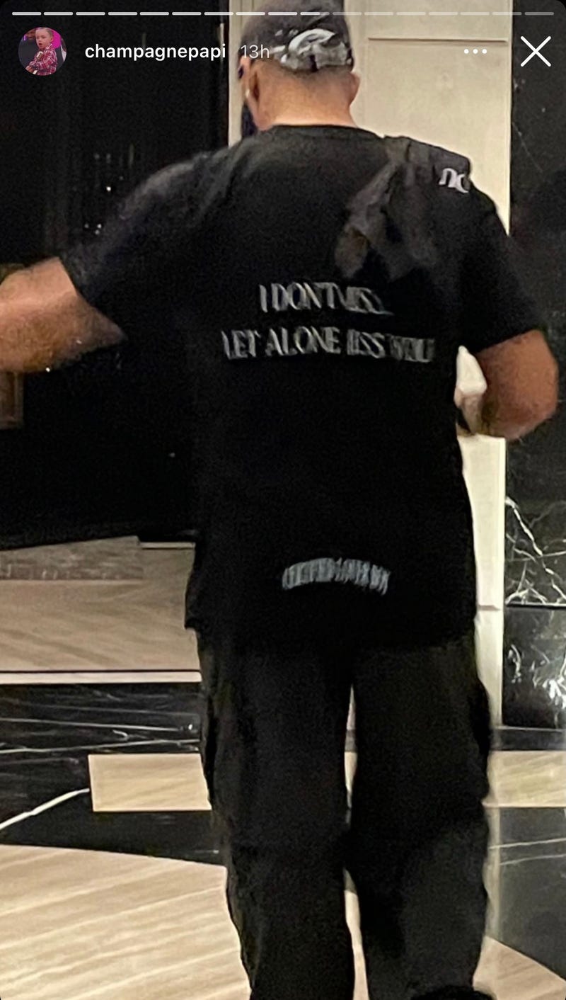 Drake's IG story