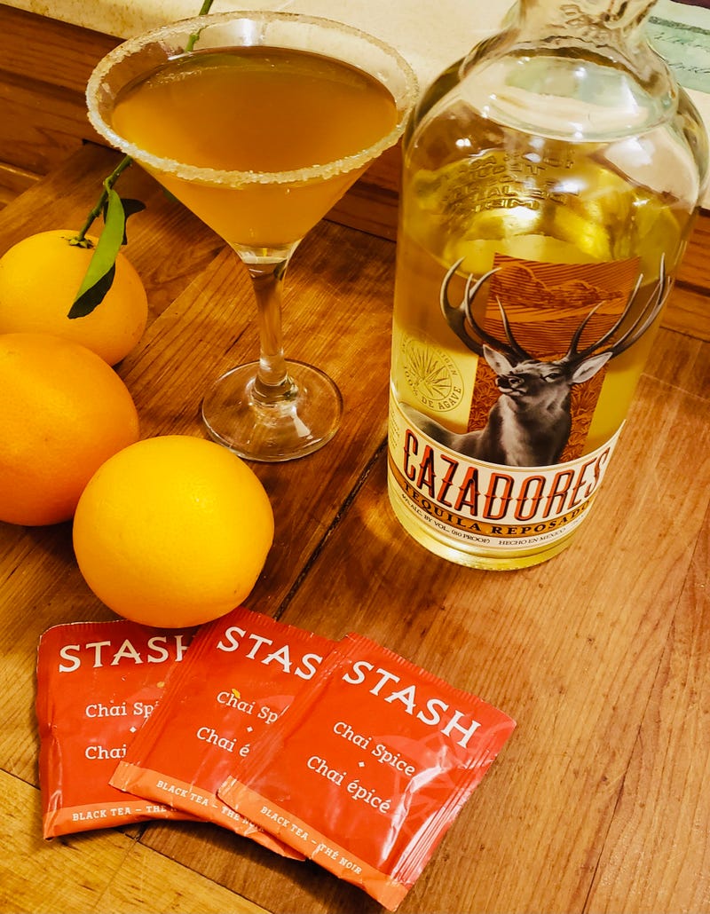 Chai Spiced and Orange Mocktail/Cocktail