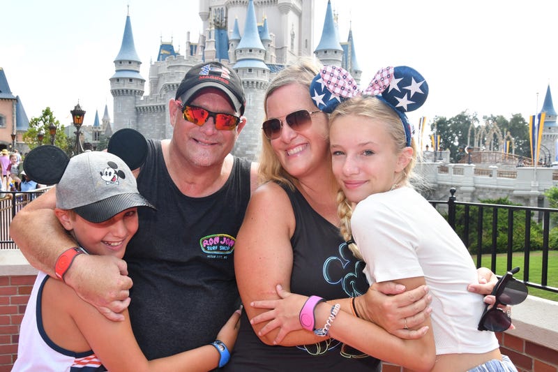 The Koehne's on vacation before Eric's death.