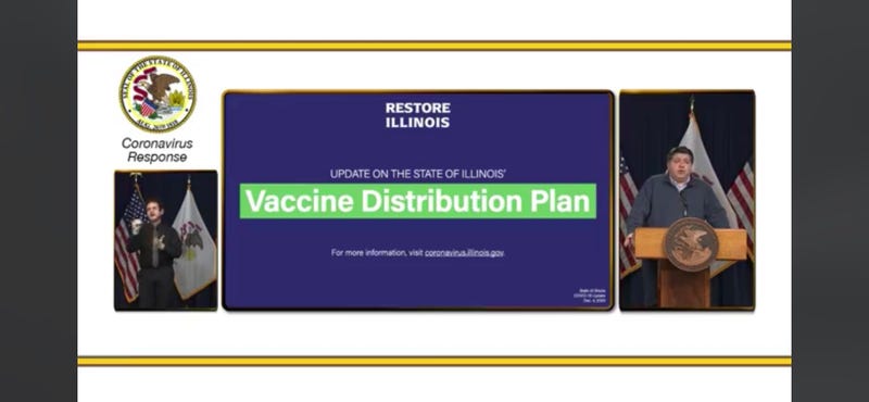 Gov. Pritzker outlines COVID-19 vaccine distribution in Illinois