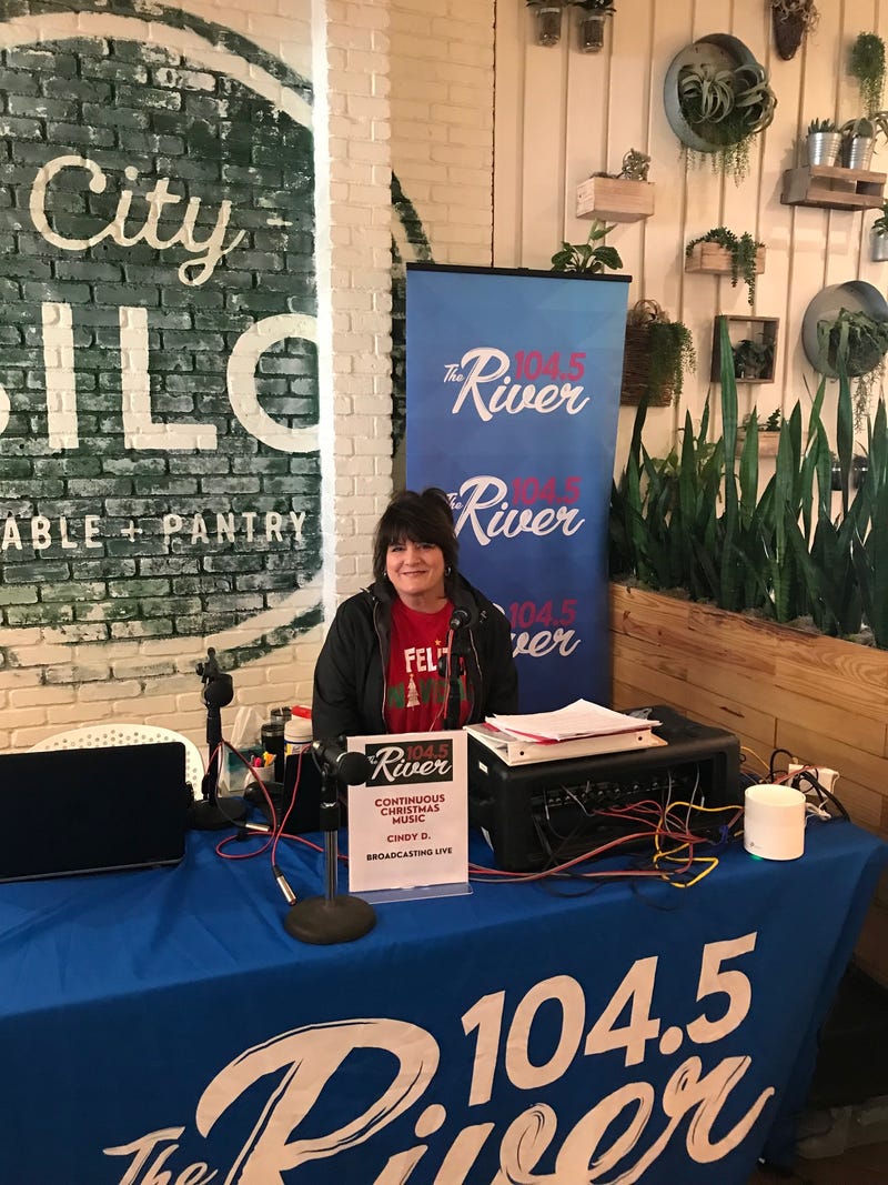 Cindy D. on 104.5 The River Toy Truck Drive 2022