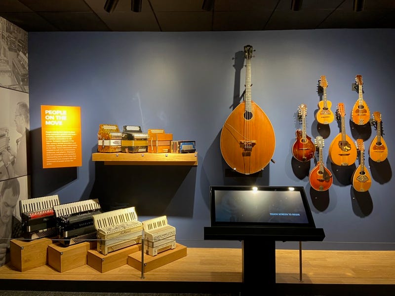 Mandolins on display at NAMM's Museum of Making Music