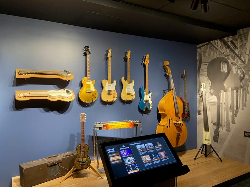 display inside NAMM's Museum of Making Music