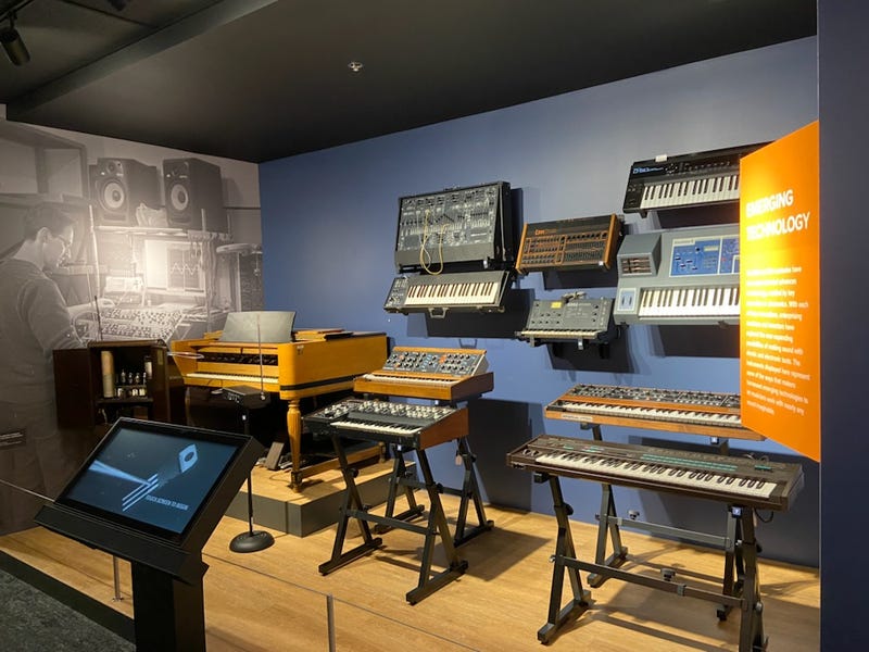 display inside NAMM's Museum of Making Music