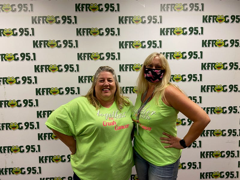 Janet Hommonay of Relay for Life of Chino with K-Frog's Pepper