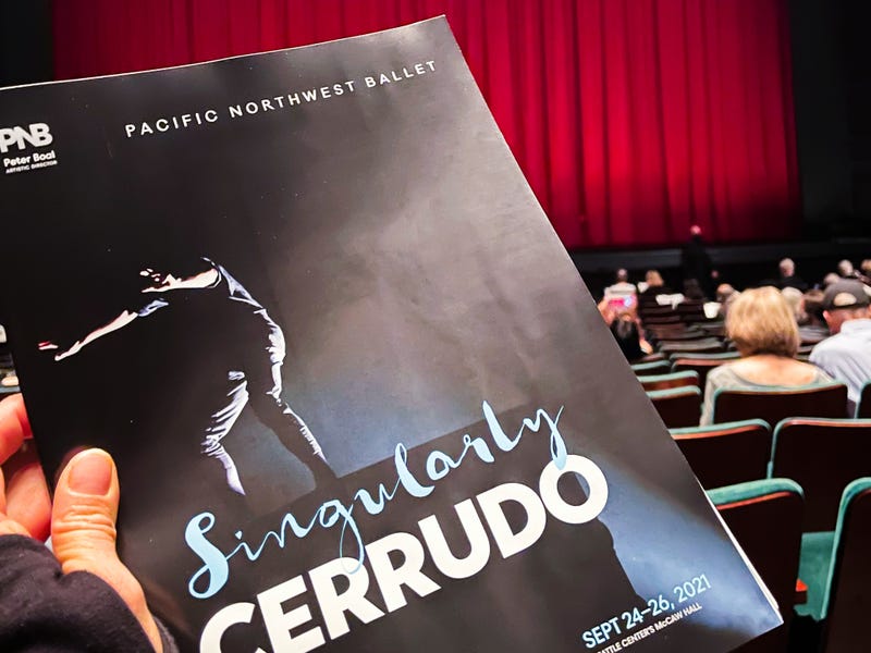 Pacific Northwest Ballet program at McCaw Hall