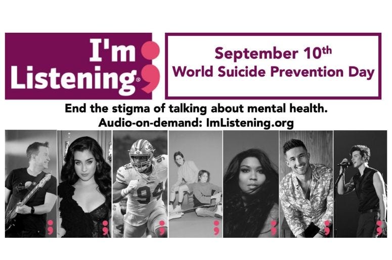 I'm Listening World Suicide Prevention Day