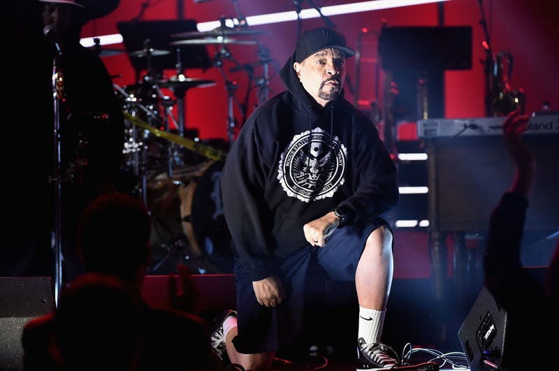 Recording artist Ice-T performs onstage at the Premiere Ceremony during the 60th Annual GRAMMY Awards at Madison Square Garden on January 28, 2018 in New York City