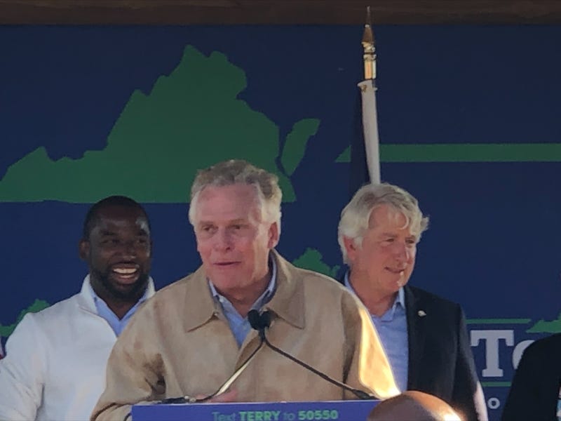 Terry McAuliffe Campaigns in 2021 for Governor