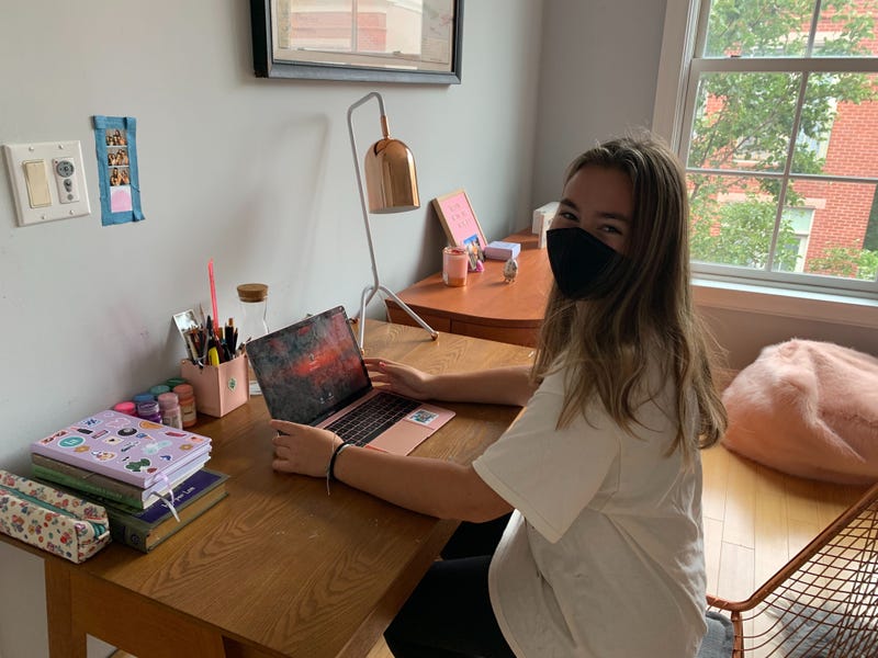 Sasha Fishilevich, a freshman at Germantown Friends School