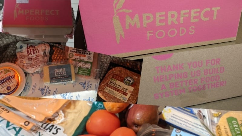 Imperfect foods delivery goodies February 2021 HR
