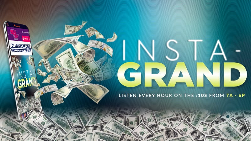Win and INSTA-GRAND on 96.5 TDY
