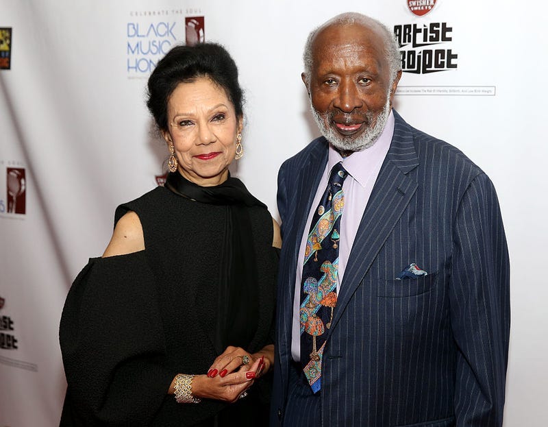 FILE - Jacqueline and Clarence Avant attend the NMAAM 2016 Black Music Honors on Aug. 18, 2016 in Nashville, Tennessee