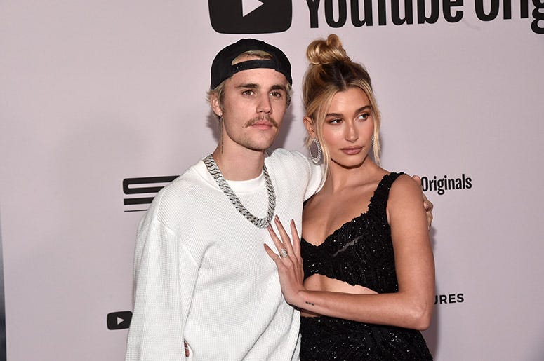 Justin Bieber and Hailey Bieber