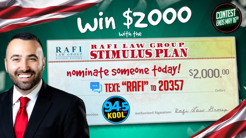 Rafi Law Group Stimulus Check Nomination Contest