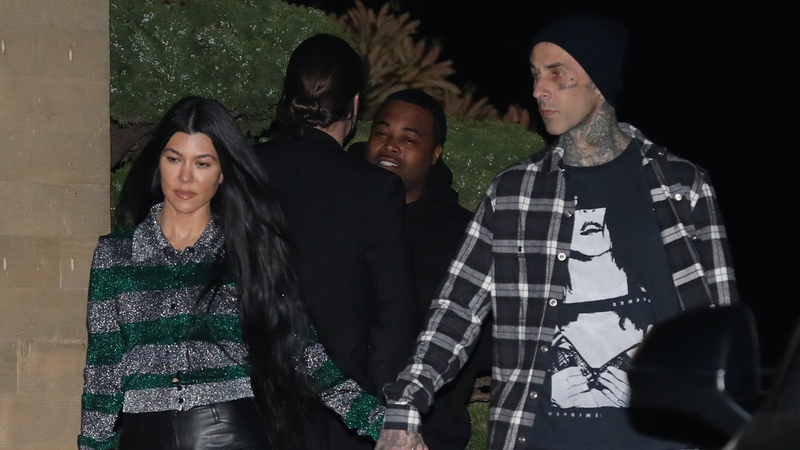 Travis Barker and Kourtney Kardashian