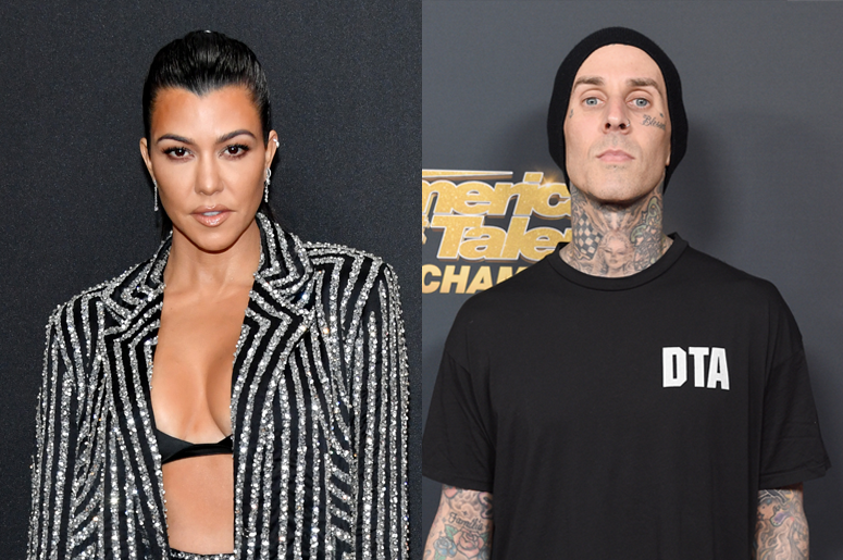 Kourtney Kardashian and Travis Barker
