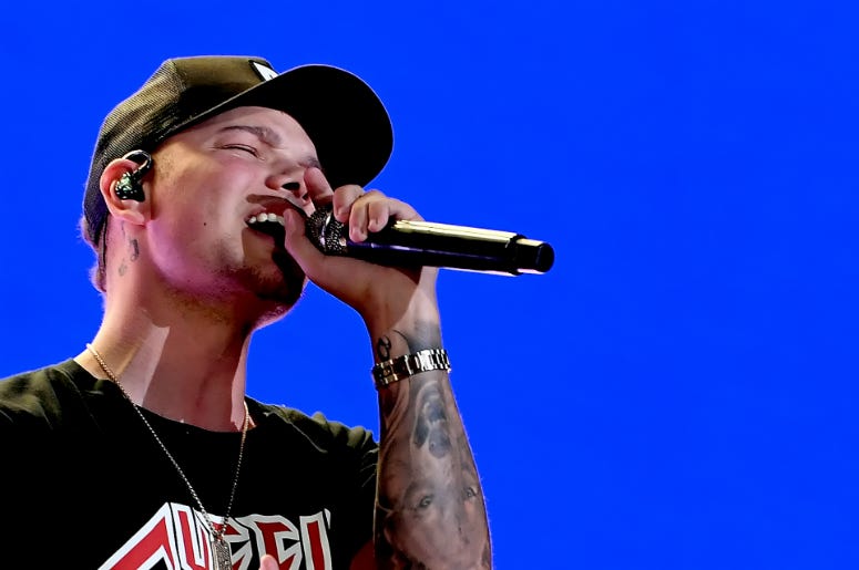 Kane Brown performs onstage during the 2019 Stagecoach Festival