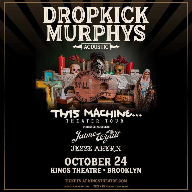 Enter for a chance to win tickets to see Dropkick Murphys at Kings Theatre
