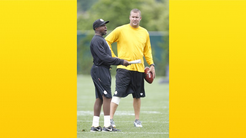 Ben Roethlisberger and Kirby Wilson