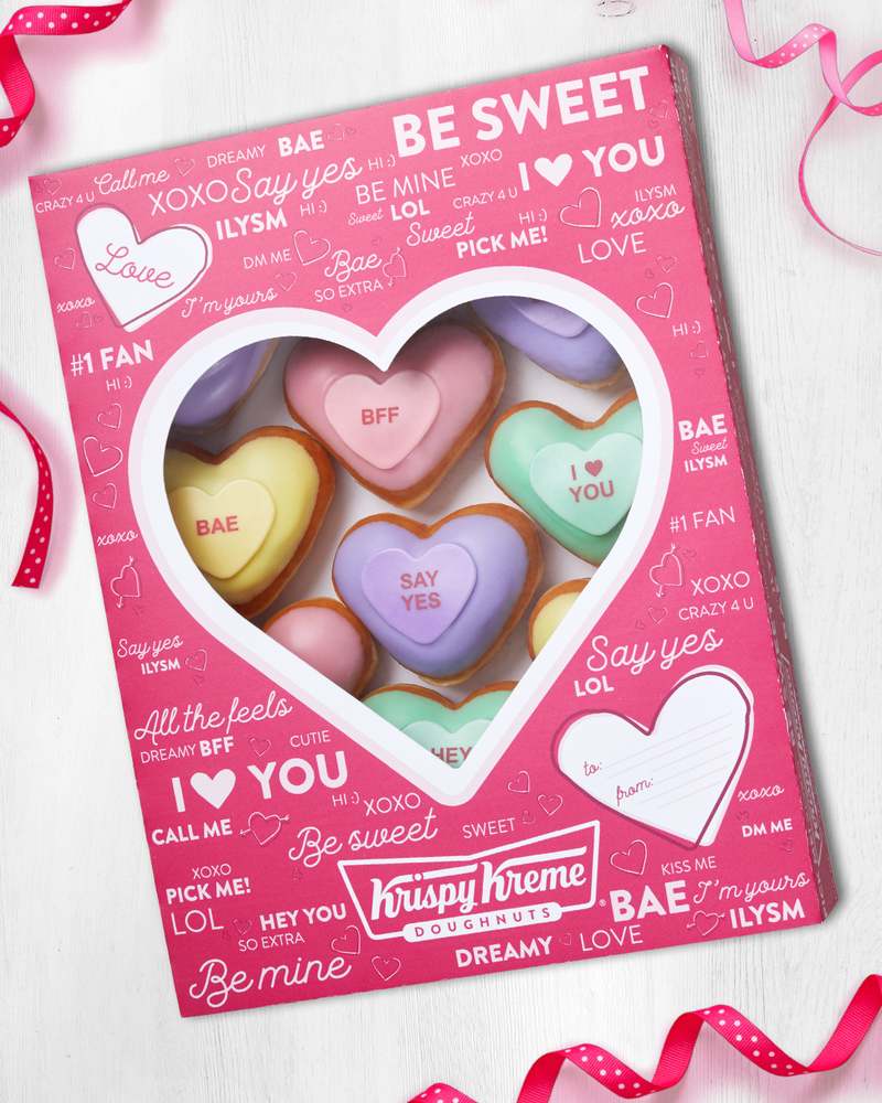 Krispy Kreme hearts
