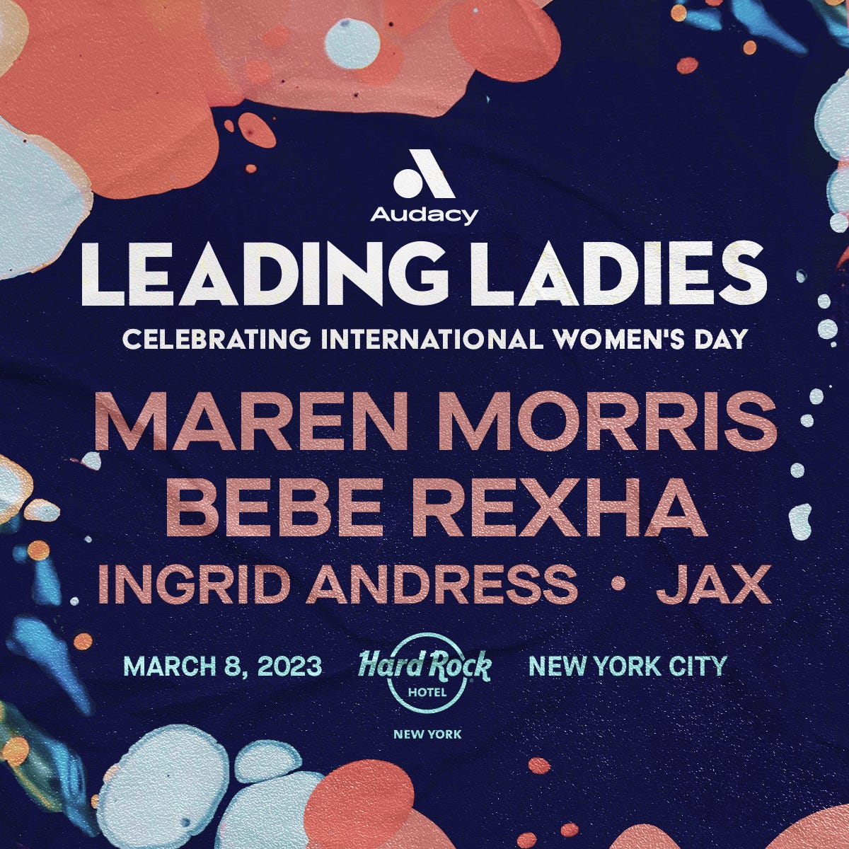 ‘Leading Ladies’ 2023: Maren Morris, Bebe Rexha, and more