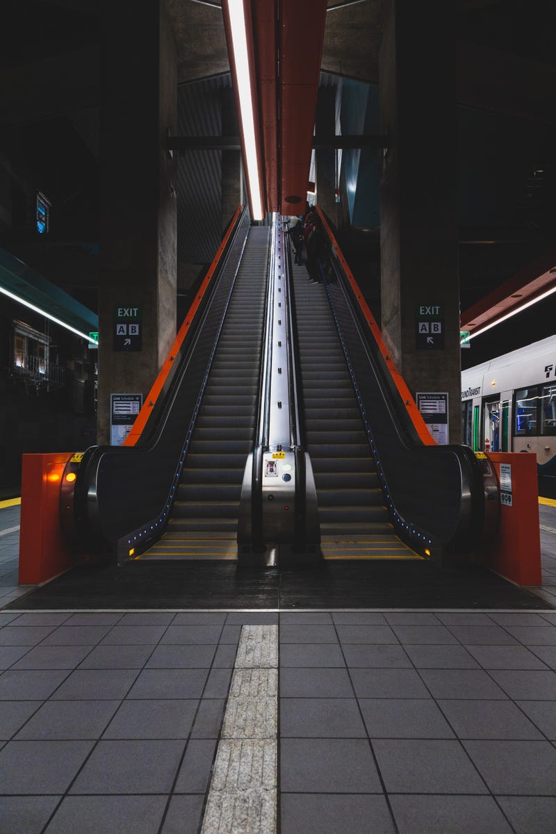 U District Station escalator