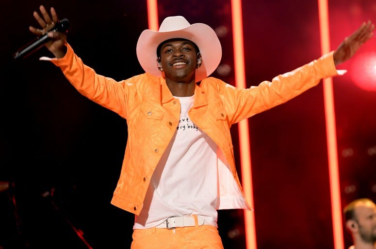 Lil Nas X performs onstage during day 3 of the 2019 CMA Music Festival