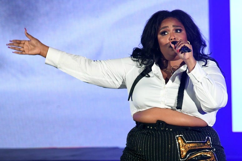 Lizzo performs onstage during the 7th Annual 'We Can Survive'