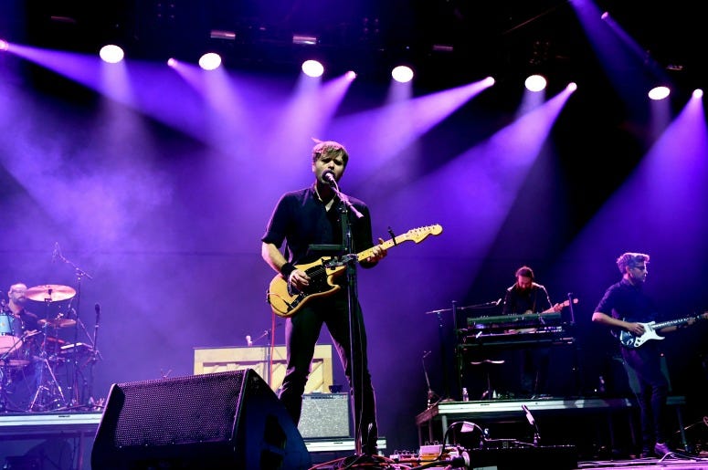 Ben Gibbard of Death Cab for Cutie performs on stage