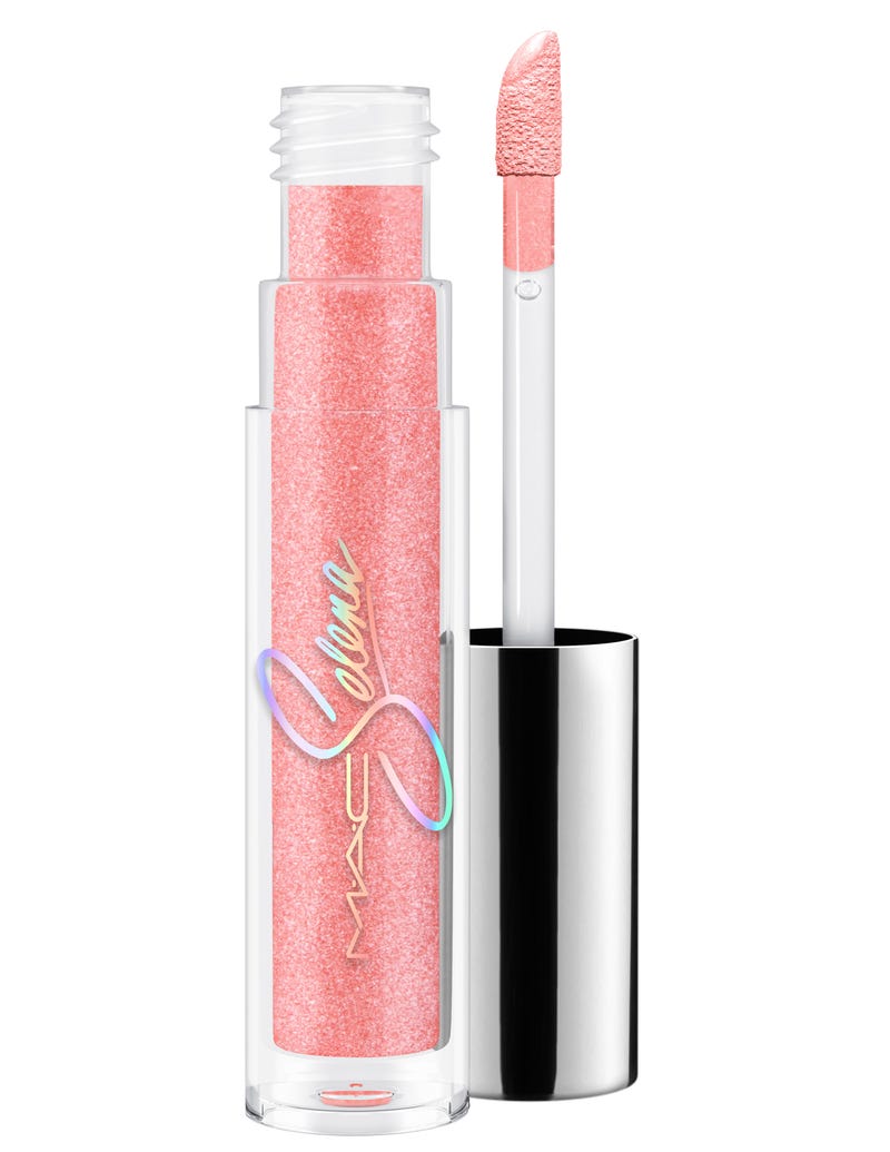 MAC Selena La Reina Bidi Bidi Bom Bom Lipglass brillo labial
