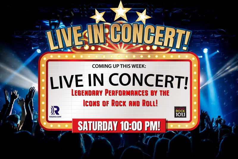 Live In Concert Marquee announcing event!