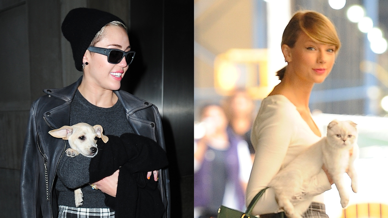 Miley Cyrus and Taylor Swift