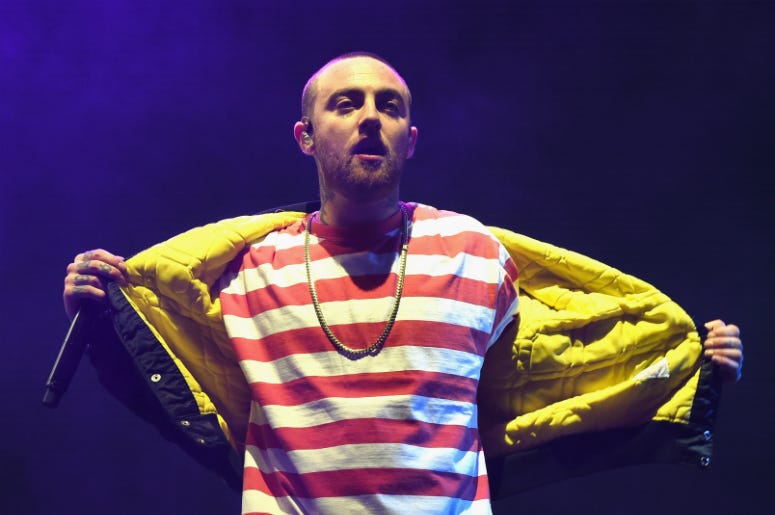 Mac Miller performs on Camp Stage during day 1 of Camp Flog Gnaw Carnival 2017