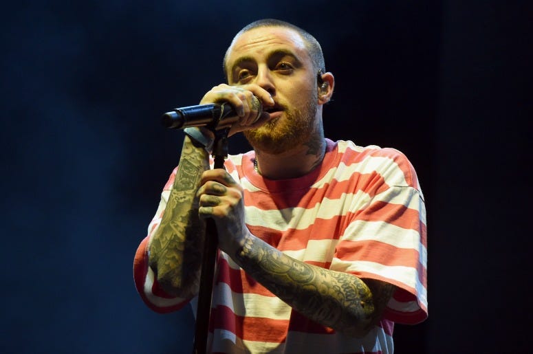 Mac Miller performs on Camp Stage during day 1 of Camp Flog Gnaw Carnival 2017