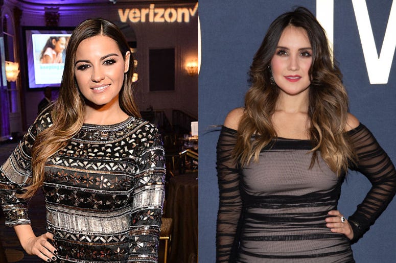 Maite Perroni y Dulce Maria de "Rebelde"