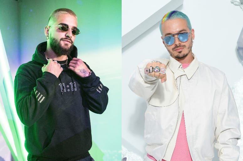 Maluma y J Balvin