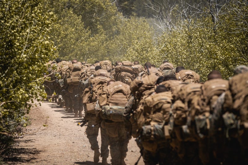 Marines training