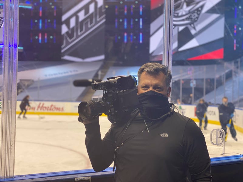 Matt Gould inside the NHL's hockey bubble in Toronto